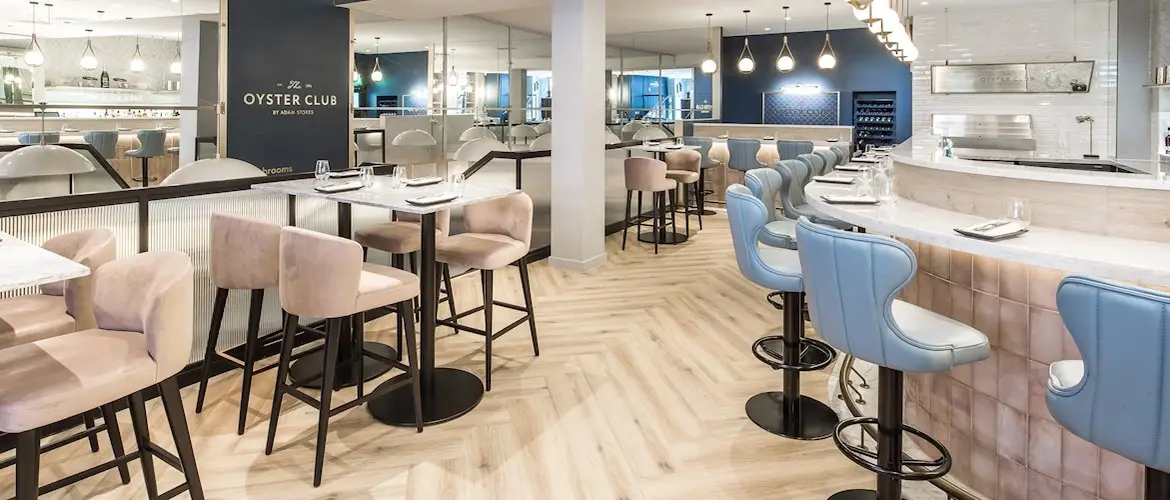 Furniture Supplied to The Oyster Club, Birmingham Restaurant