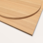 Laminate Table Top With Hardwood Edge