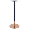 Ares Bronze and Black Small Poseur Table Base