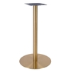 Ares Vintage Brass Small Poseur Table Base