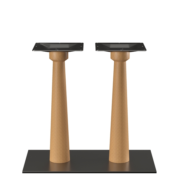 C Twin Dining Table Base The Contact Chair Company