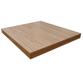 Laminate Wood Effect Table Top With Hardwood Edge