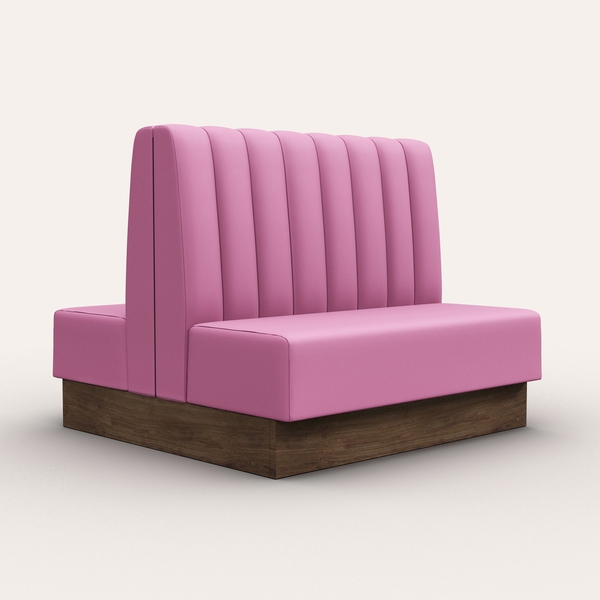 LUX Fluted Back Banquette (Back-to-Back) | Contract Chair Co