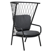 Nef High Back Lounge Chair