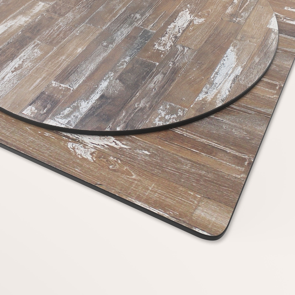 Planked Vintage Solid Core Laminate Top The Contact Chair Company