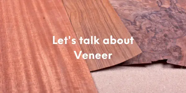 Wood veneer clearance top